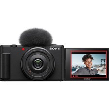 Sony ZV-1F Vlog Camera for Content Creators and Vloggers - Black ZV-1F/B