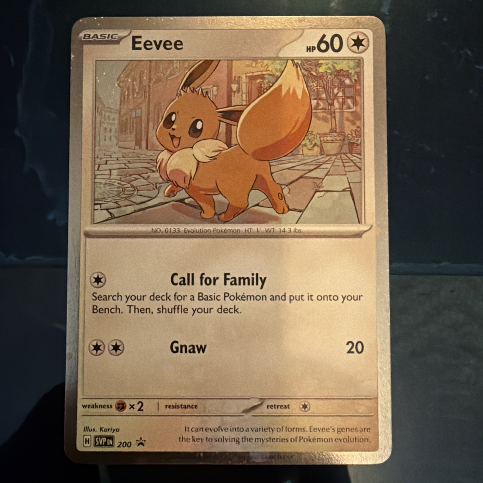 Pokémon TCG Eevee 200 Scarlet & Violet Black Star Promo Holo Card NM Condition