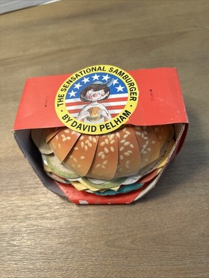 The Sensational Samburger by David Pelham 1995 Pop-Up Book Bugs Worms Gross
