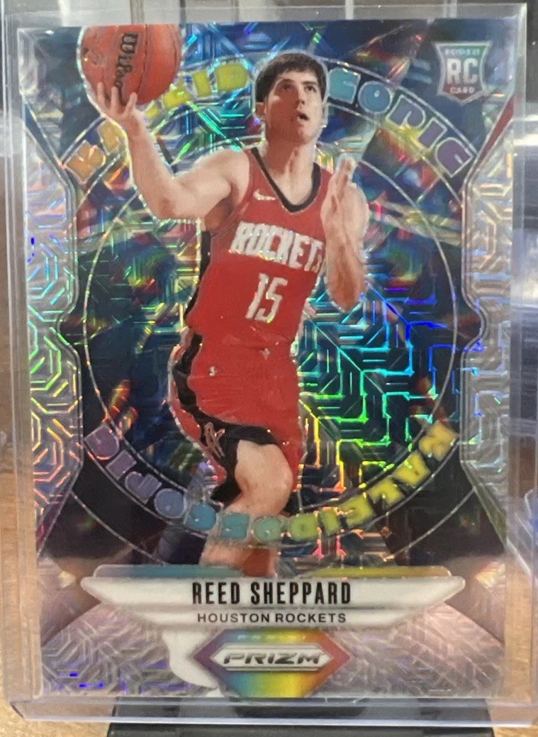 2024-25 Panini Prizm - Kaleidoscopic #24 Reed Sheppard MOJO PRIZM - /25 RARE!!