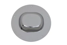 V-Twin 42-1387 Chrome Nostalgic 5-Hole Derby Cover for Twin Cam