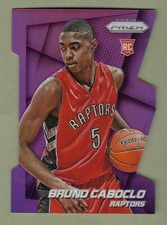 BRUNO CABOCLO 2014-15 PANINI PRIZM PURPLE DIECUT ROOKIE RC CARD #/139 NBA. rookie card picture