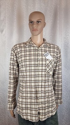 Prego Herren Langarm Hemd Baumwolle Größe XL Kariert Regular Art 231005