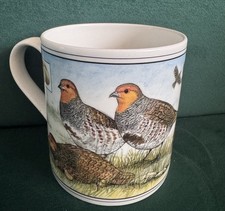 Ashley Birdwatch Grey Partridge Fine Bone China Mug Bird Cup Made In England