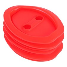 4Pcs Car Door Lock Protective Silicone Covers Red Reusable Shock Absorber Set