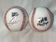 Lazaro Montes  Auto Signed Mariners 2025 Futures Game Baseball Beckett Witness .