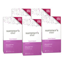 5 Pack Summers Eve Douches Island Splash 2 Each