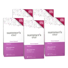 5 Pack Summers Eve Douches Island Splash 2 Each