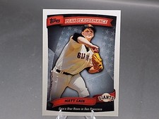 2010 Topps - Peak Performance Matt Cain #PP-91