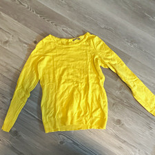 Orsay Damen Strickpullover gelb Rundhals Lang...
