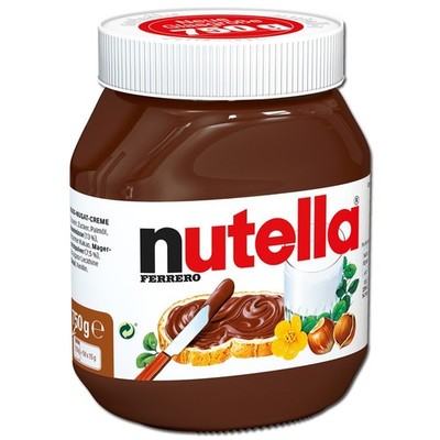 (9,83 /1kg) Ferrero Nutella 750g Glas Brotaufstrich Nussnugatcreme