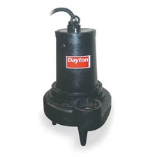 Dayton 4le17 Sewageejectorpump 25ft 2hp Single 240vac Dayton 4le17 Sewageejectorpump 25ft 2hp Single 240vac