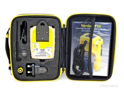 Kalibrierter Narda Nardalert S3 2270/01 Personal EMF Monitor 2271/31 ICNIRP Sensor