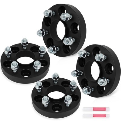 Wheel Spacers 12x1.5 For Ford Escape Focus Fusion C-Max 4Pcs 1'' 5x108 Hubcentric