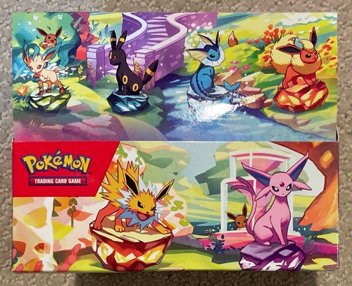 Pokemon Prismatic Evolutions Mini Tin Display Box - Full Set 8 Sealed Tins