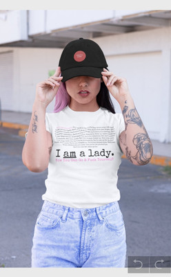 Woman T Shirt Be A Lady