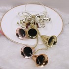 1 Pc Christmas Tree Hanging Decoration Metal Bells String Hanging Decoration