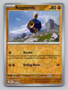 Roggenrola 046/086 Reverse Holo Common SV: White Flare