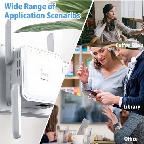 1200Mbps Wifi Long Range Extender Booster Repeater Signal Amplifier Dual Band - Afbeelding 16 van 21