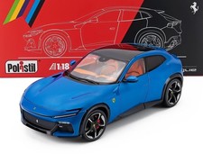 Polistil 1/18 Ferrari Purosangue 2022 Blu Corsa - Blue Met 18FE02022-HC