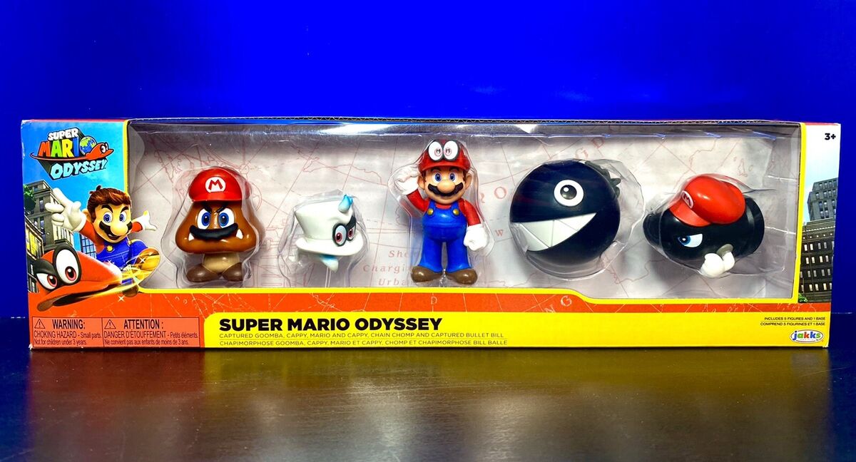 Super Mario 4-Inch Mario Odyssey 3-Pack