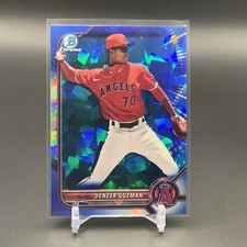 2022 Bowman Chrome Sapphire Denzer Guzman BCP-220 Los Angeles Angels TTC228