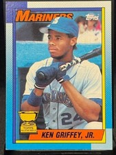 1990 Topps KEN GRIFFEY JR  RC Rookie Card #336 GEM-MINT Super Clean
