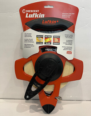Lufkin L1706N  100 ft. Reel Rewind Fiberglass Long Tape