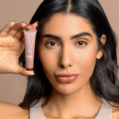 Palladio Butter Balm - Hydrating Lip Balm with Sheer Tint, Aloe, Peptides, Shea - Bild 4 von 8