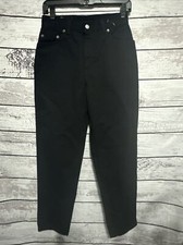 Vintage 90s Levis 550 Jeans Womens 6 Mis S Relaxed Fit Tapered Leg Black Denim