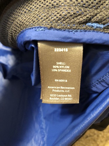 NWT Sierra Designs Exhale Lightweight Windshell Jacket-Royal Blue XL 125$ Retail - Picture 8 of 14
