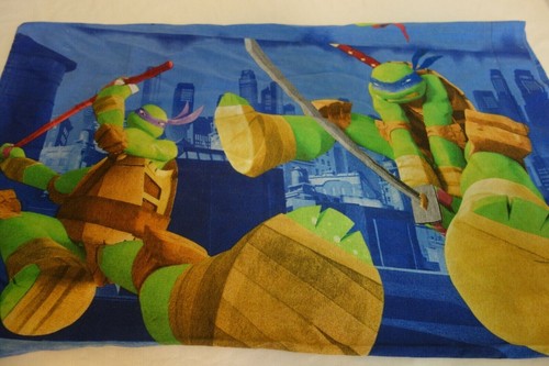  Teenage Mutant Ninja Turtles TMNT Kissenbezug doppelseitig Dachkampf  - Bild 1 von 2