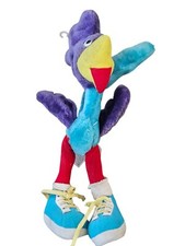 Vintage ROAD RUNNER Looney Toons 14" Plush 24K Warner Bros 1993 Pose-able Legs