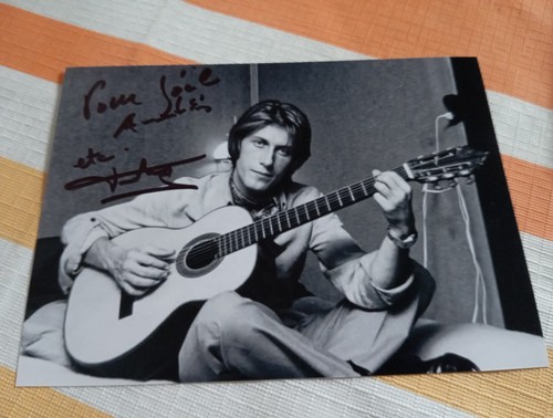 Autographe De Jacques Dutronc  12/17 Cm