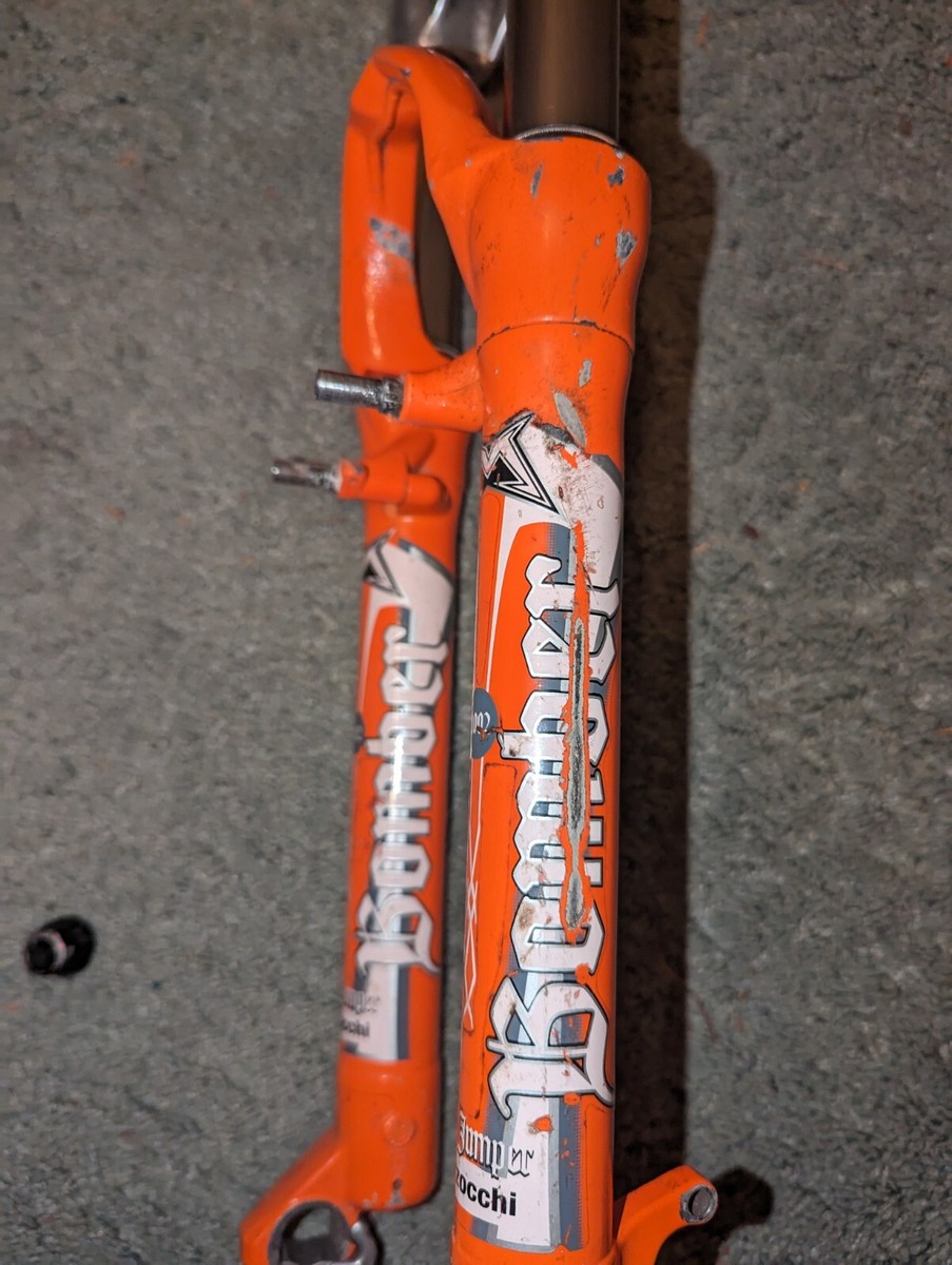 木筒 VINTAGE 2002 MARZOCCHI BOMBER DIRT JUMPER 130 MM SINGLE CROWN 26