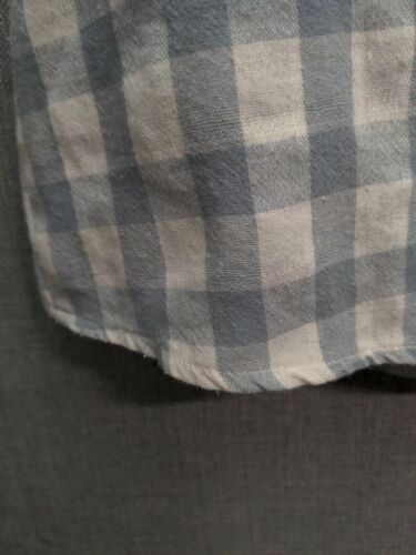 Top Dusty Blue Gingham verstellbarer Spaghettiträger hinten offen zum Binden Einheitsgröße - Bild 3 von 7