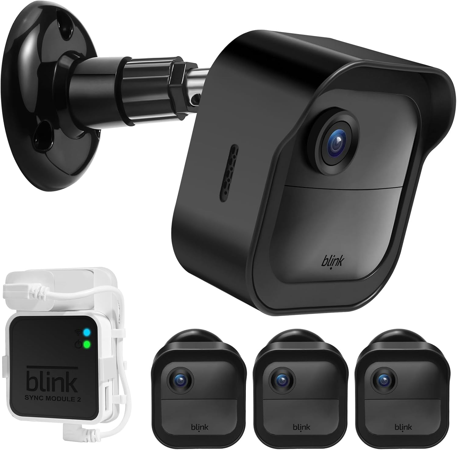 Wall Mount for Blink Outdoor 4 (4Th Gen & 3Rd Gen), 3 Pack Weatherproof Protecti