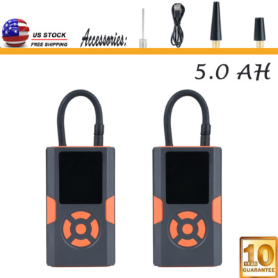 Car portable air pump mini start power wireless dual screen digital display car