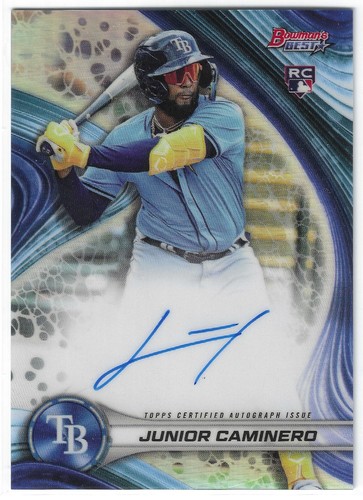 2024 Bowman's Best Junior Caminero Refractor RC Rookie On-Card Auto - 第 1/2 張圖片