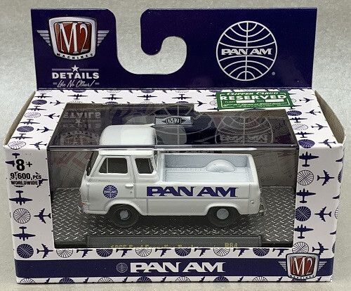 Ford Econoline Truck PAN AM Maßstab 1:64 M2 Limitiert auf 9.600 Stück NEU - Picture 1 of 5