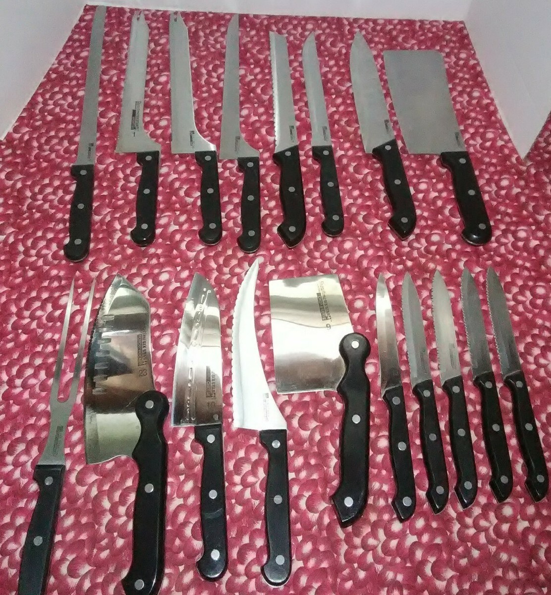 Lot of 18 Ronco Showtime Six Star Cutlery Kitchen Knives Knife