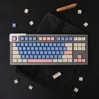 Blue Flamingo ABS SA Profile Full Set Keycaps For Cherry MX keyboard