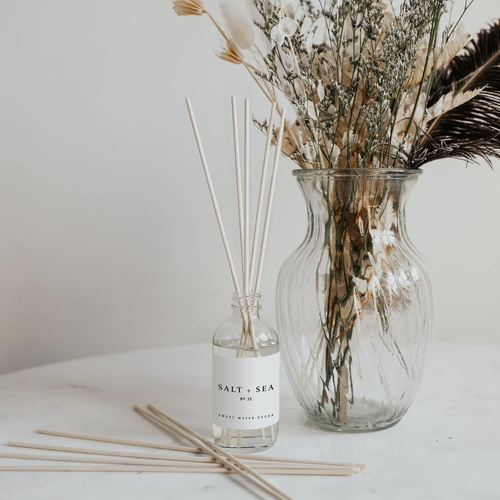 Salt & Sea Reed Diffuser Set - Sea Salt Citrus & Musk Amber Scent Diffuser - Ree - Picture 3 of 12
