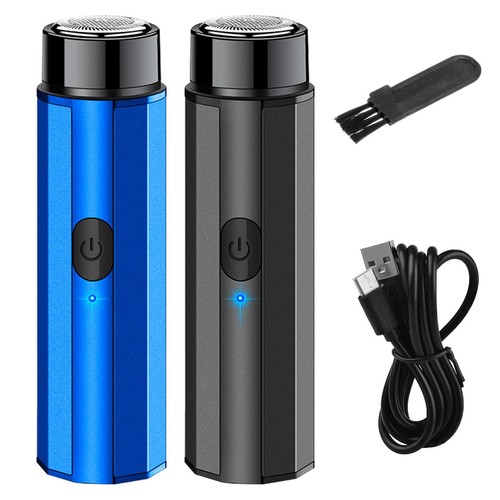 Mini Portable Electric Razor for Men USB Rechargeable Shaver Beard Trimmer Gifts