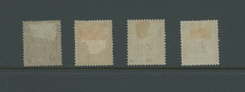Estampillas de gato de Guadalupe Scott # 6 7 8 9 en muy buen estado (#9 sin goma) $139 colonia francesa - Imagen 2 de 2