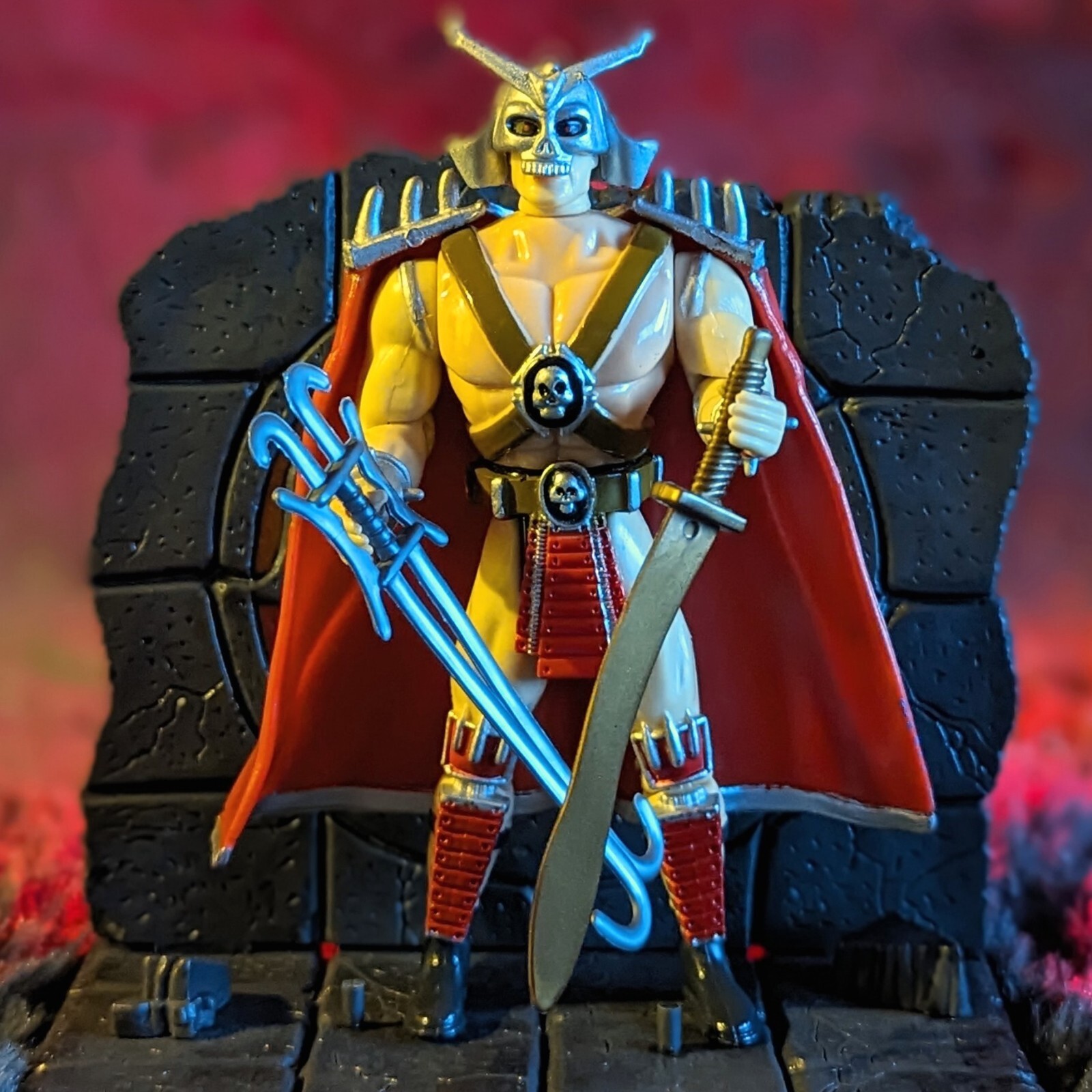 MORTAL KOMBAT (Toy Island, 1996) Original SHAO KAHN 100 Complete