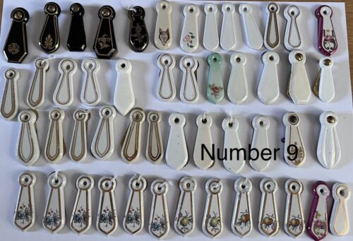 Job Lot Of Original Pot Escutcheons  With Back Plates 50 In Total - Picture 1 of 1