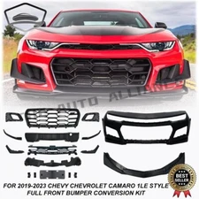 for 2019-2023 Chevy Chevrolet Camaro 1LE Style Full Front Bumper Conversion Kit