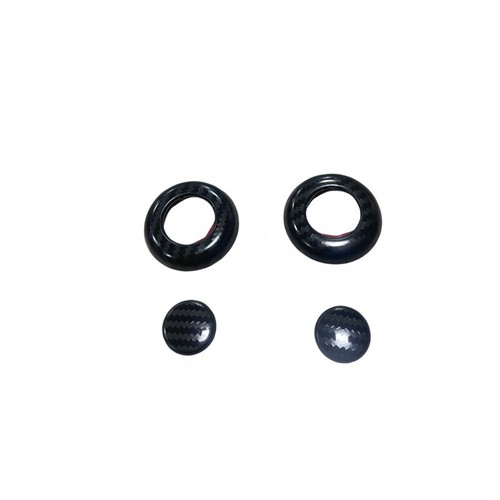Silver Carbon Fiber Look Seat Headrest Button Cover For Benz E Class W213 16-23 - Picture 6 of 11