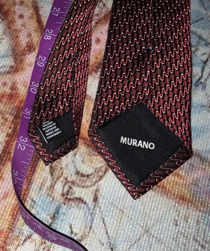 MURANO HERREN KRAWATTE 100 % SEIDE MADE IN CHINA 60 ZOLL UND 3,1/4 NEU - Bild 8 von 12